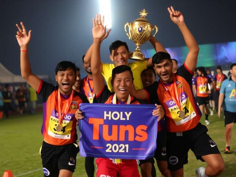 Indian players celebrating